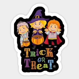 Trick or Treat Sticker